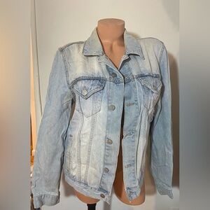 ASOS Light-Wash Blue Denim Jacket Size M